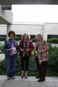 Janet Brown, me, and Galund Nuchols with our books that debuted at the Kansas Book Festival