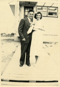 robert and ruth's wedding 1950
