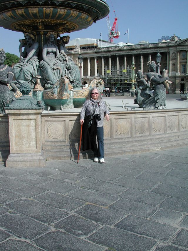 me at one of the fountains in place de la concorde