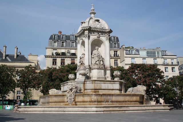 fountain in place sulpice