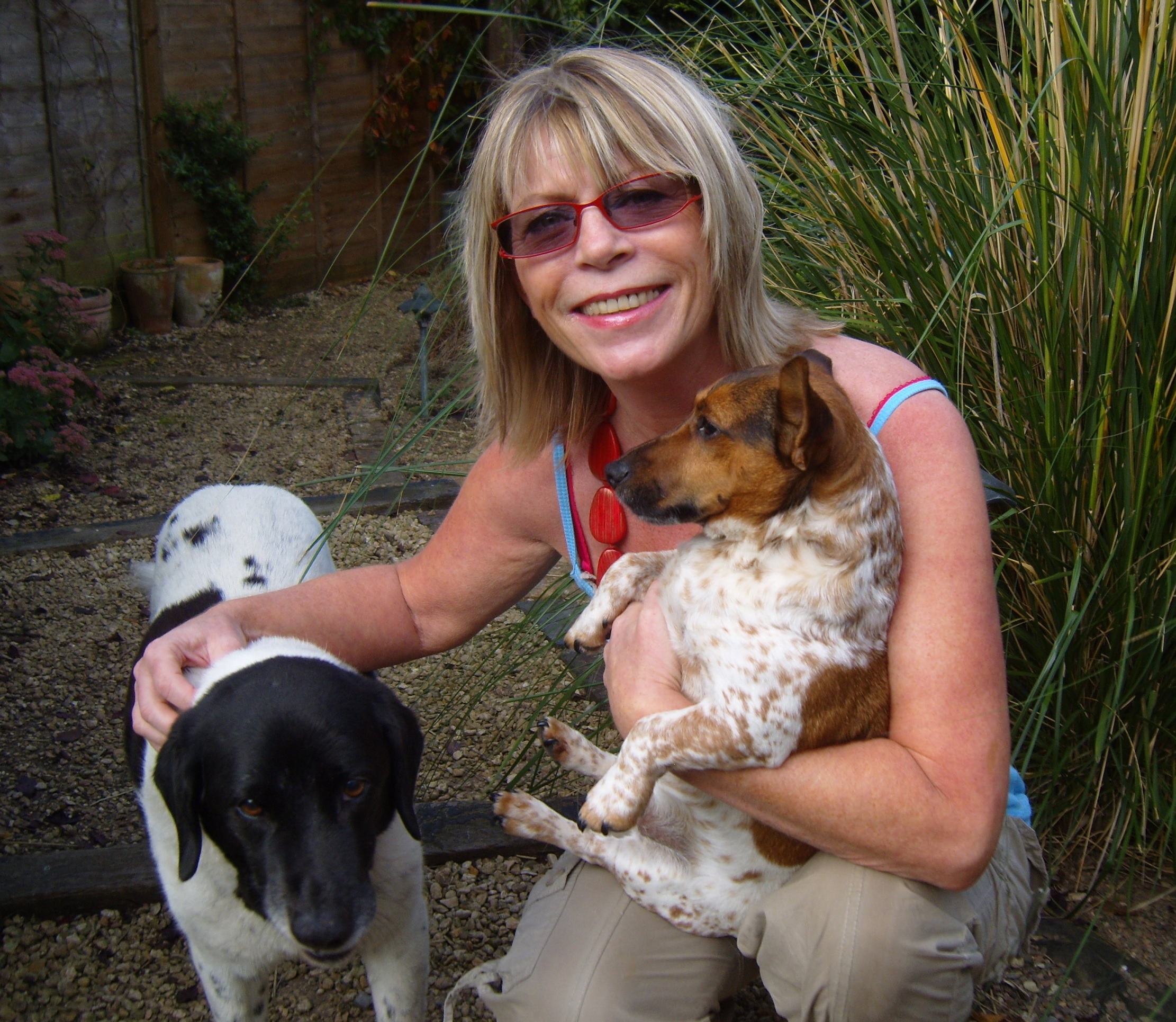 Sheryl and dogs 3