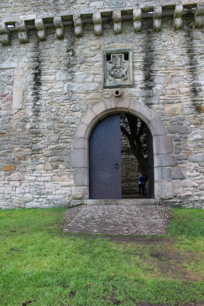 The entrance to Craigmillar Castle